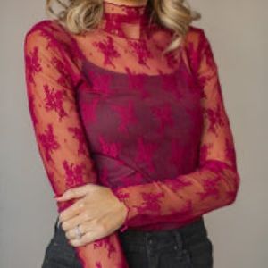 New Zenana lace layering top